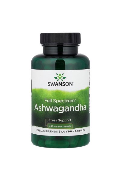 Vitamins, Full Spectrum® Ash-wa-ga-ndha, 450 mg, 100 Vegan Capsules