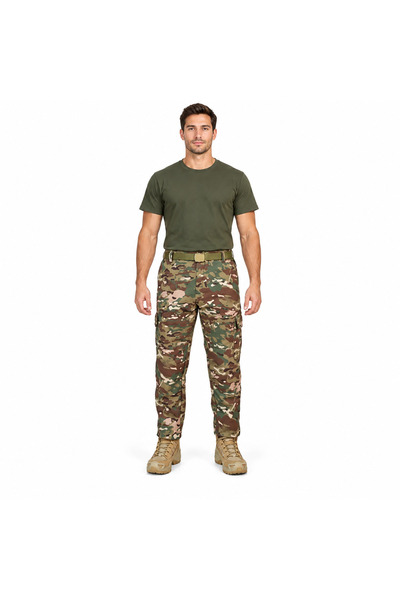 Silyon Askeri Giyim Multi-Color Camouflage Waterproof Softshell Pants with Fl...