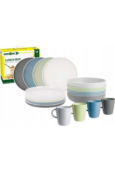 Brunner Set de cină, veselă, cutie de prânz, Dolomit