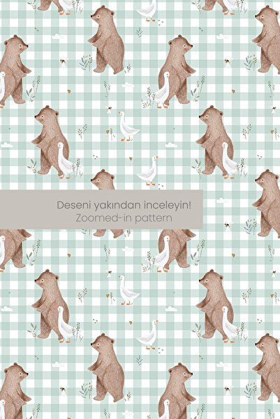 Tuğba Kuğu Montessori Duvet Cover (100X200 cm) and Fitted Sheet Set - Kindred Spirits