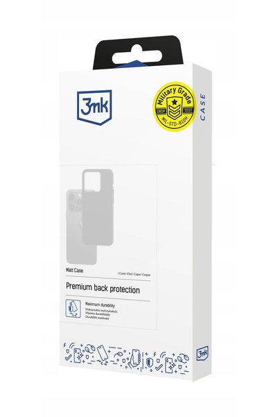 3MK Husă mată Samsung Galaxy S26 Negru Protecție Soft Touch 3M008859