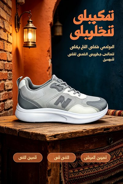 Najd Trend Mall أحذية رياضية خفيفة الوزن للرجال قابلة للتهوية، أحذية مشي ناعم...