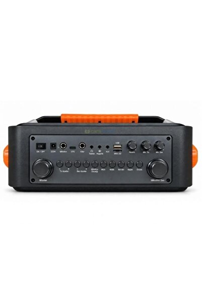 Rose Acoustic HP-501-EEK 150 Watt Kablosuz Çift El ve Kafa Mikrofonlu USB-SD-Bluetooth Taşınabilir Ses Sistemi