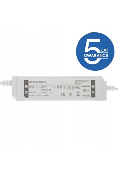eSPe Sursă de alimentare LPF-20012 pentru LED 12V 16.6A 200W IP67 - LPF-20012