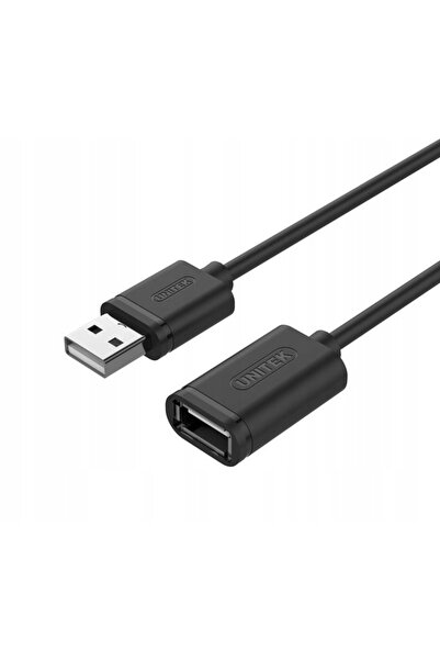 Unitek Cablu prelungitor USB 2.0 Y-C428GBK 1m Cupru Garanție pe viață