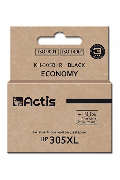 ACTION Cerneluri ACTIS KH-305BKR Negru 20ml pentru imprimante HP 305XL