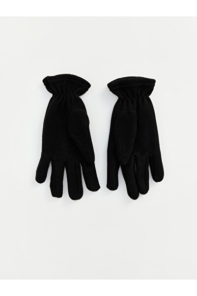 LC Waikiki Vizyon New Season Black Ankle-Cuffed Women's Gloves
