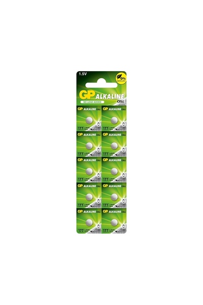 GP 177F-U10 Baterii alcaline Mini LR626, 10 bucăți, blister, originale