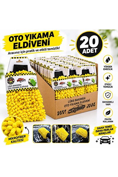 Sihirli Makarna Oto Temizlik Eldiveni 20 ADET