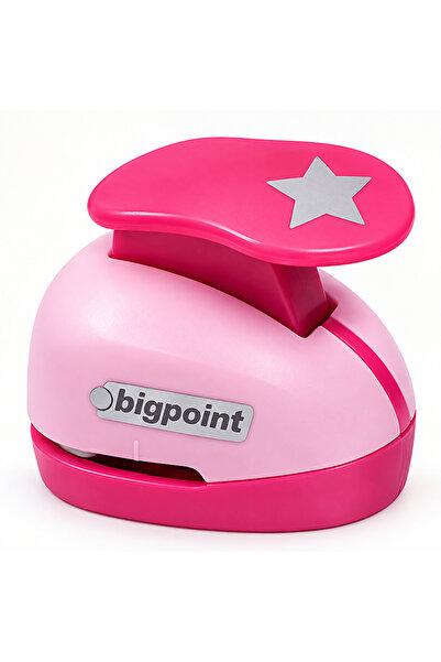 Bigpoint Shaped King Size Hole Punch 7.6 Cm. Star Shaper 1 Piece