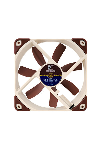 Noctua NF-S12A FLX Ventilator carcasă 12cm Bej Maro