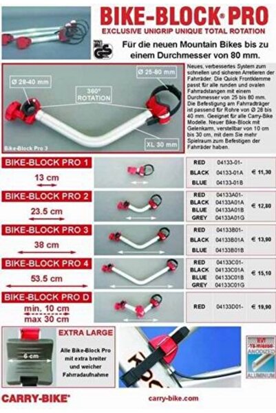 Fiamma Suport de bicicletă Bike-Block Pro 4 Albastru