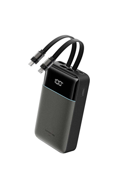 Cuktech Baterie externă LPB200NL, 20000mAh, 40W, cablu Type-C și Lightning în...