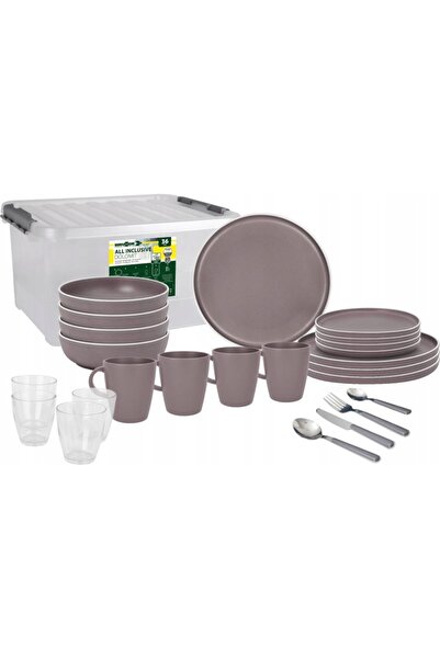 Brunner Set de veselă din melamină All Inclusive Dolomit Rose