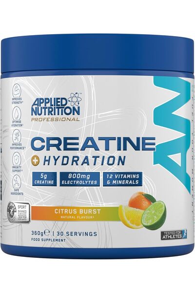 applied nutrition Creatine Monohydrate + Powder for Rehydration - Pre Workout...