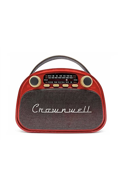 Retro Taşınabilir Bluetooth Radyo Arizona Serisi (Kırmızı)