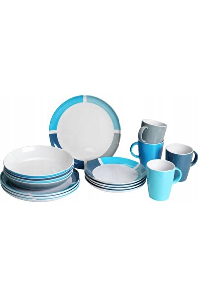 Brunner Set de cină din melamină, cutie de prânz Spectrum Biwak