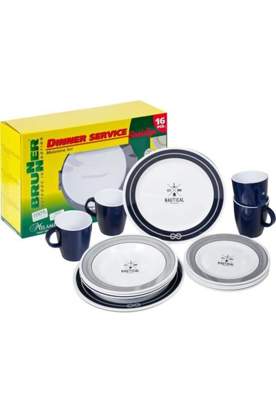 Brunner Set de masă din melamină, tematică marină