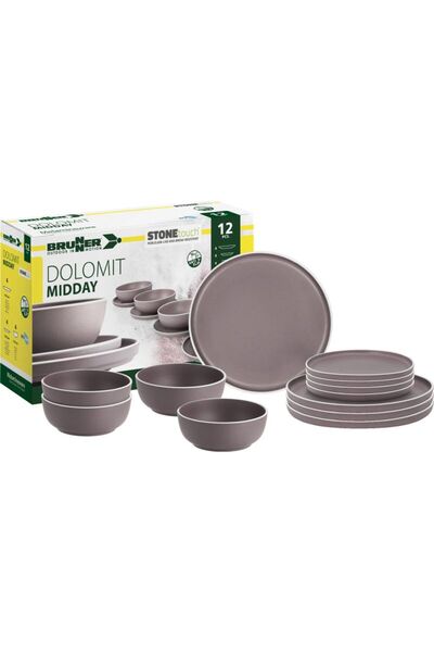 Brunner Set de cină din melamină Midday Dolomit Rose