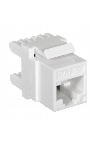 Alantec Q-LANTEC MKN-U5-1 RJ45 UTP Cat.5E Mufă Keystone de rețea neecranată