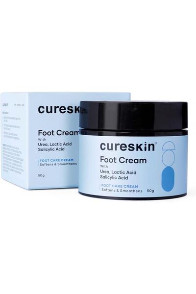 Cureskin كريم للعناية بالقدمين لعلاج تشققات الكعبين |   يعالج وينعم ويزيل الج...