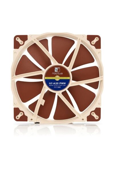 Noctua NF-A20 FLX 20cm Ventilator de carcasă Bej Maro