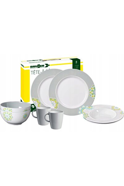 Brunner Set de cină din melamină Tete-a-Tete Sandhya, 8 piese