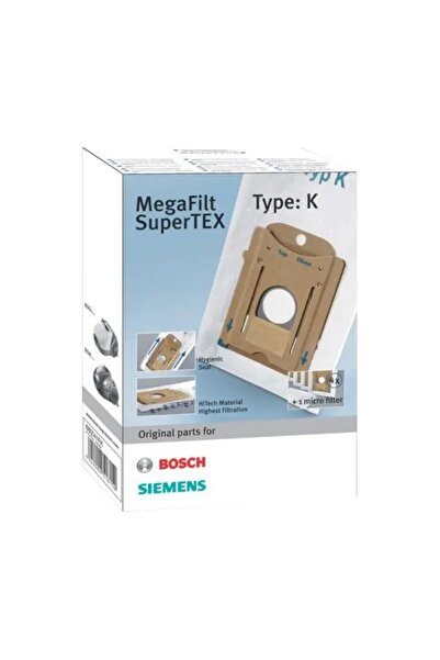 Bosch Saci pentru aspirator pentru BBZ41FK, 4 bucăți saci filtru