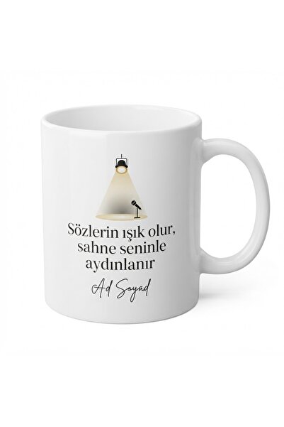 Tupya Gift Motivasyon Konuşmacısı Sahne Işığı Başarı İlham Kişisel Gelişim Semineri Hediye Kupa Bardak
