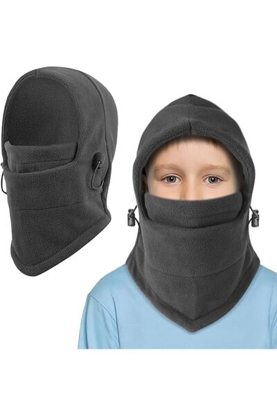 KASTWAVE Kids Balaclava Windproof Ski Mask Hood Face Mask Neck Warmer for Col...