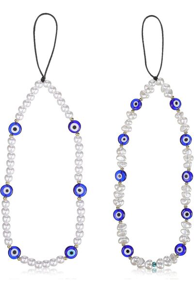 Generic 2pcs Beaded Phone Lanyard Universal Phone Lanyard Beaded Lanyard Phon...