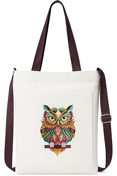 Generic Stylish Large Tote Bag for Women – Durable Canvas Shoulder Bag with Z...