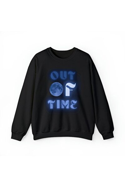 Vordevia The Weeknd Out of Time Printed Cotton 3 Thread Threaded Crew Neck Ov...