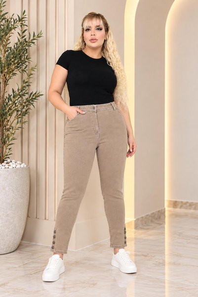 EYLÜL BUTİK Kadın Büyük Beden Pantolon
