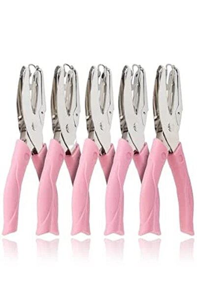 GENERAL Tazweeq 5 Pieces Handheld Hole Paper Punch Puncher for Craft Paper Ta...