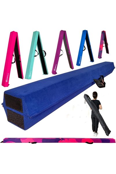 MARFULA 6 FT / 8 FT / 9 FT Folding Gymnastics Beam Foam Balance Floor Beam - ...