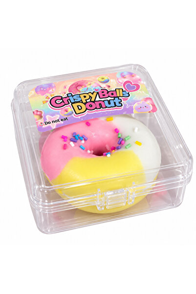 Kır Çatlat Slime Donut Oyuncağı – Kutulu Eğlenceli Donut