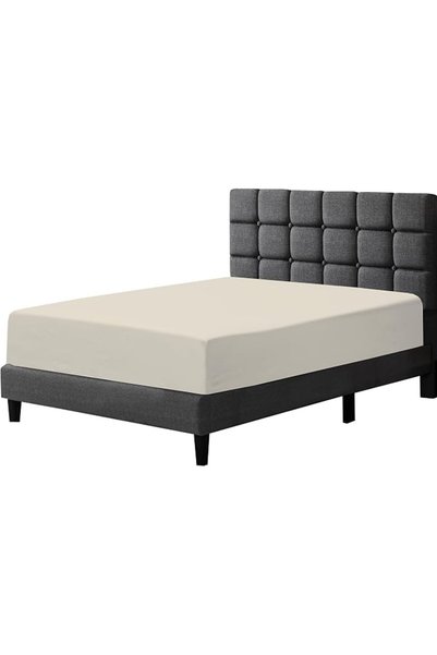 Siesta Zen ملاءة سرير قطنية 100% ممشطة بعدد خيوط 300، مقاس كينج 180×200+30 سم...