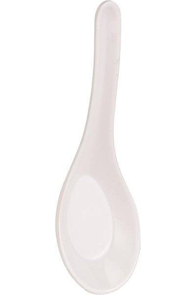 Dinewell WHITE MELAMINE SOUP SPOON