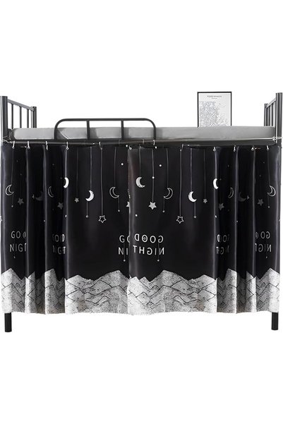 ALMEKAQUZ Bed Curtains Privacy Dorm, Dustproof Blackout Cloth, Underbed Light...