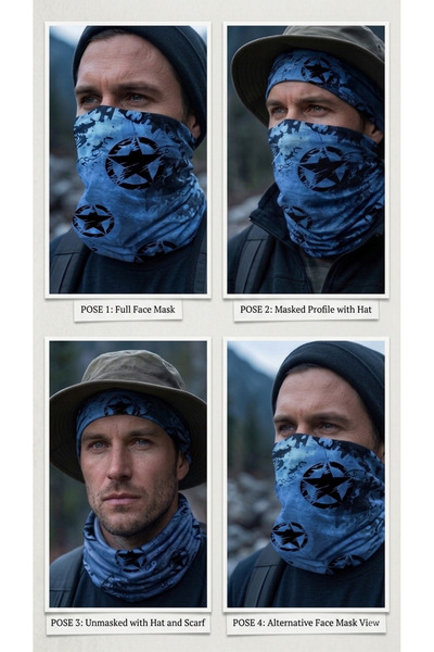 Motorcu Buff Bandana – Çok Amaçlı Boyunluk, Maske, Bere ve Kafa Bandı