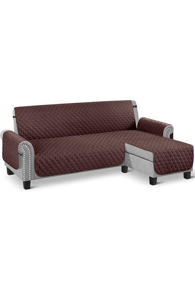 GENERAL CULOTOL Couch Slipcover L Shape Sofa Cover Sectional Couch Chaise Lou...