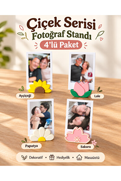 4'lü Fotoğraf Stand Seti, İnstax Fotoğraf Stand Seti 4 ADET