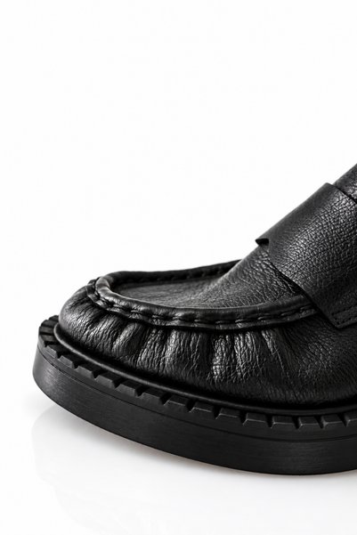 5in1Canpolat Black Classic Loafer 26230