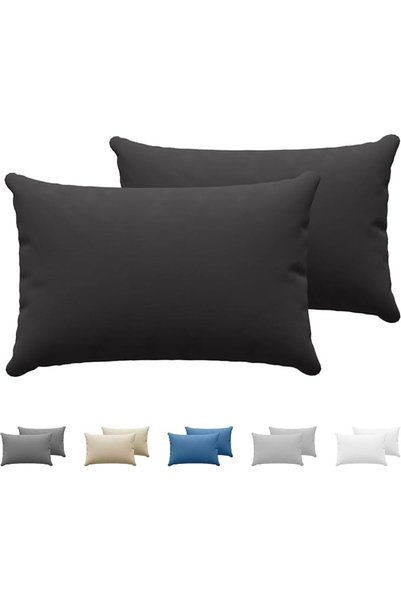 Dreamzie طقم غطاء وسادة من دريمزد من قطعتين مقاس 40 × 60 سم، جيرزي قطني 100% ...