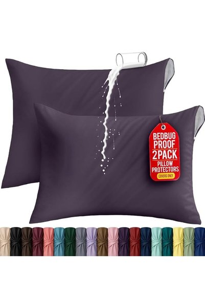 Utopia Bedding غطاء وسادة بسحاب مقاوم للماء من يوتوبيا - قماش جيرسي حماية للو...