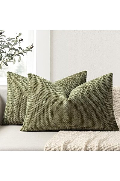 ZWJD Zdwd Decorative Pillow Covers 40X40, Set of 2 Chenille Throw Pillow Cove...