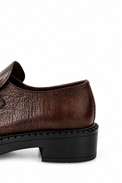 5in1Canpolat Brown Classic Loafer 26230