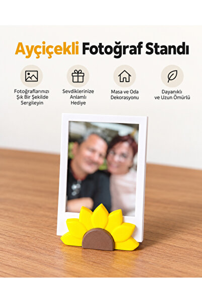 Ayçiçekli fotoğraf standı, Instax fotoğraf standı 5 ADET