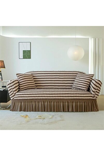 GENERAL Hixingo Striped Texture Elastic Sofa Cover, Sofa Covers 1 2 3 4 Seate...